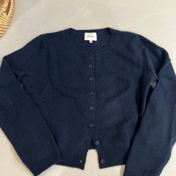 Reformation Clara Cashmere Crew Cardigan - Picture 2 of 6